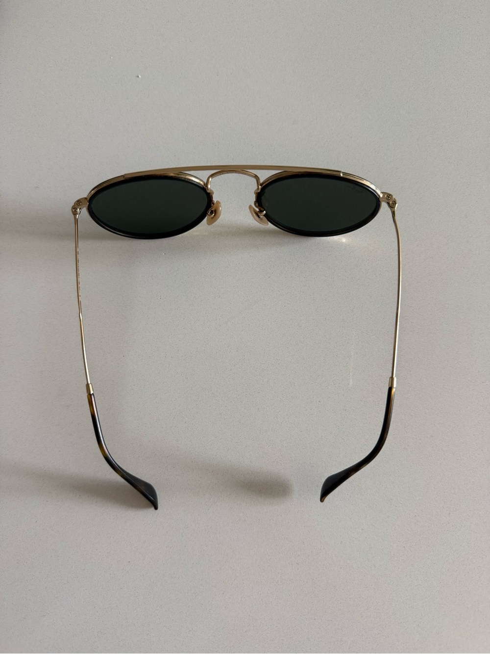 Ray-Ban Round Double Bridge Metal Sunglasses - Picture 6 of 10